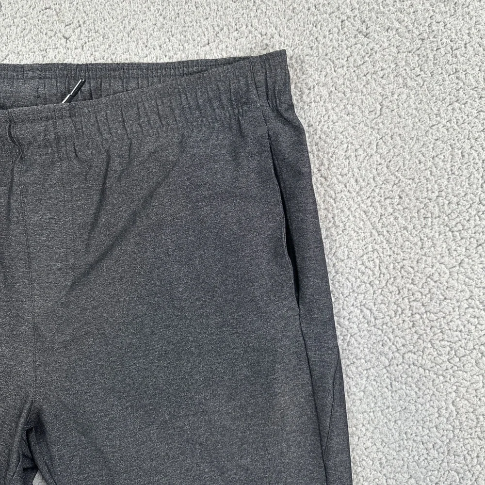 RHONE Guru Lounge Pants Men Large Black Slim Stretch Tech Performance 100145